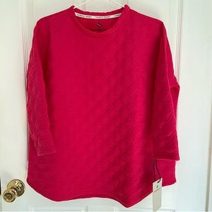 Tuckernuck Quilted Crewneck Pullover NWT